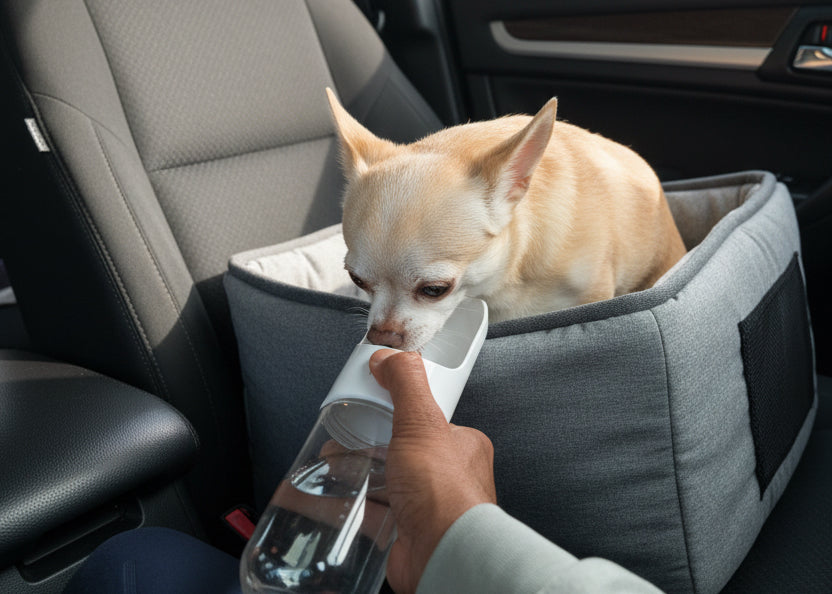 DEVORA Portable Dog Water Bottle – Leak-Proof Travel Pet Bottle for Walks & Outdoor Use