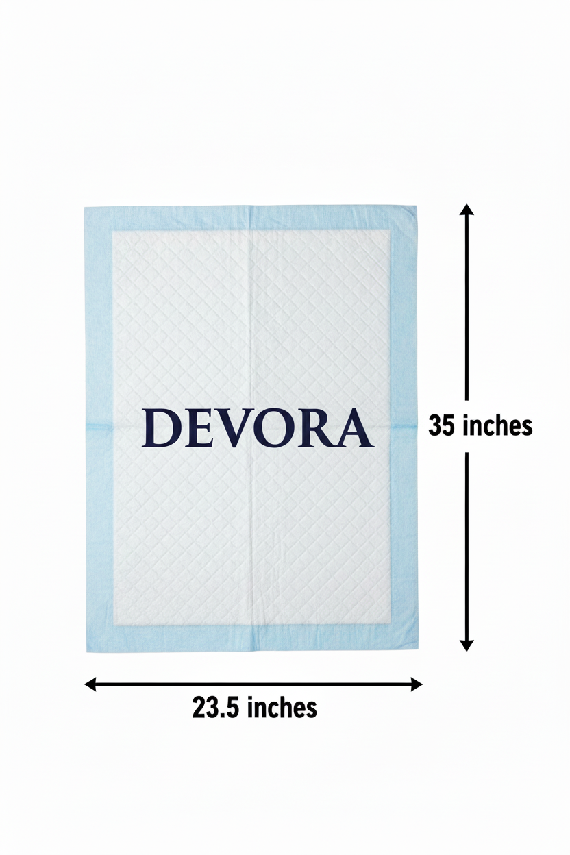 Training Pad Measurement Diagram - Corrected